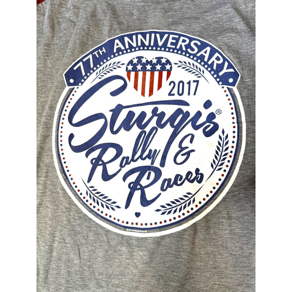 2017 Officially Licensed 2017 Sturgis Motorcycle Rally T-Shirt XL Ladies V
